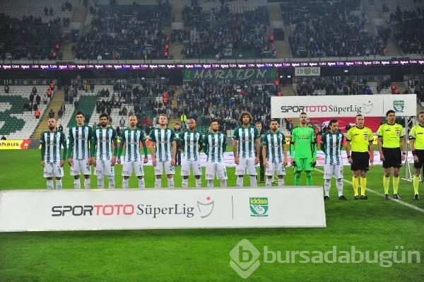 Bursaspor - K. Karabükspor maçı fotoğrafları