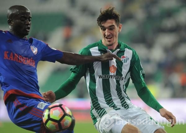 Bursaspor - K. Karabükspor maçı fotoğrafları