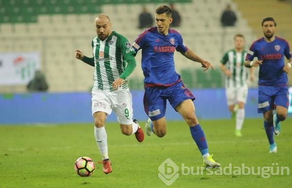 Bursaspor - K. Karabükspor maçı fotoğrafları