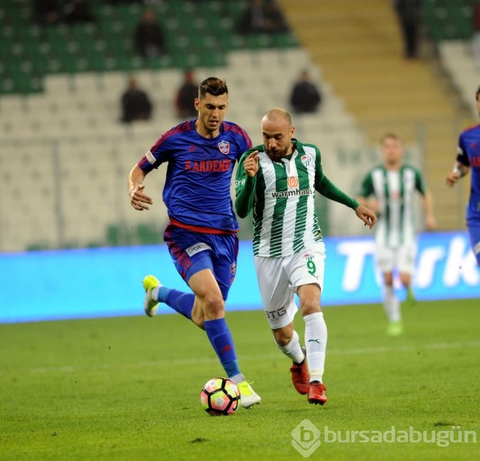 Bursaspor - K. Karabükspor maçı fotoğrafları