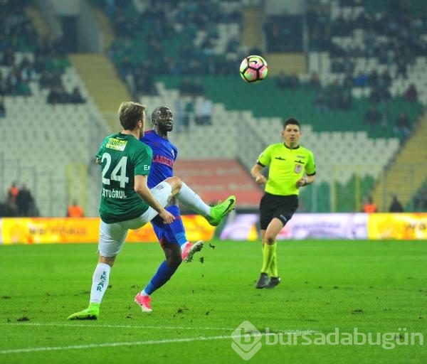 Bursaspor - K. Karabükspor maçı fotoğrafları