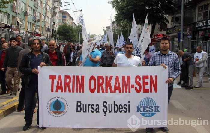 Bursa'da 1 Mayıs yürüyüşünde arbede!