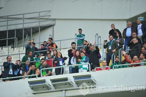 Bursaspor-Galatasaray maçından kareler