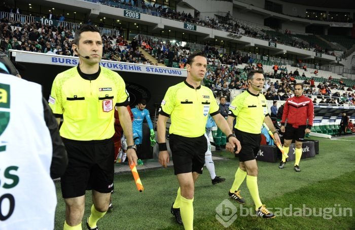 Bursaspor-Galatasaray maçından kareler