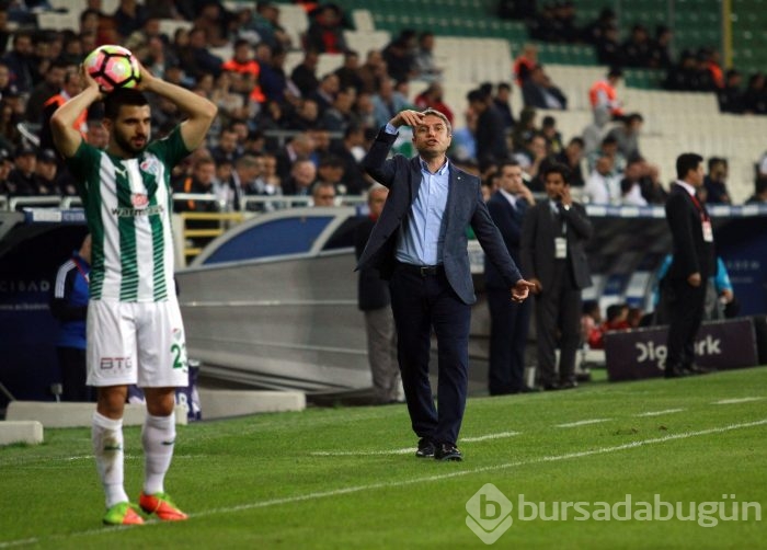 Bursaspor-Galatasaray maçından kareler
