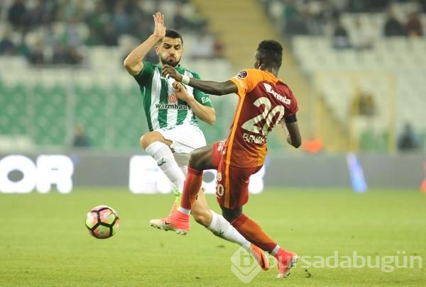 Bursaspor-Galatasaray maçından kareler