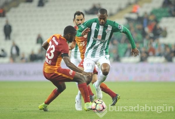 Bursaspor-Galatasaray maçından kareler