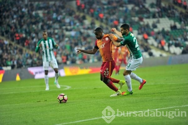 Bursaspor-Galatasaray maçından kareler