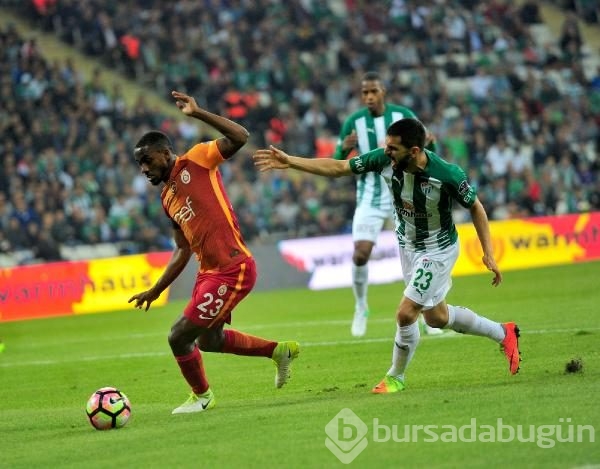 Bursaspor-Galatasaray maçından kareler