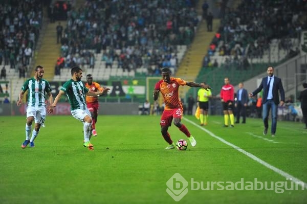 Bursaspor-Galatasaray maçından kareler