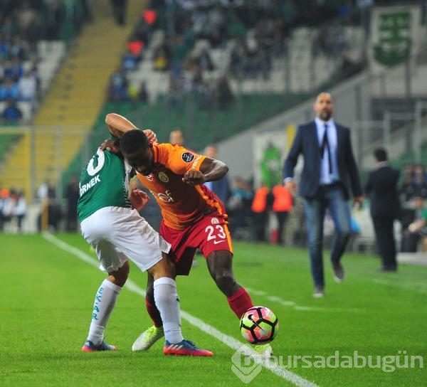 Bursaspor-Galatasaray maçından kareler