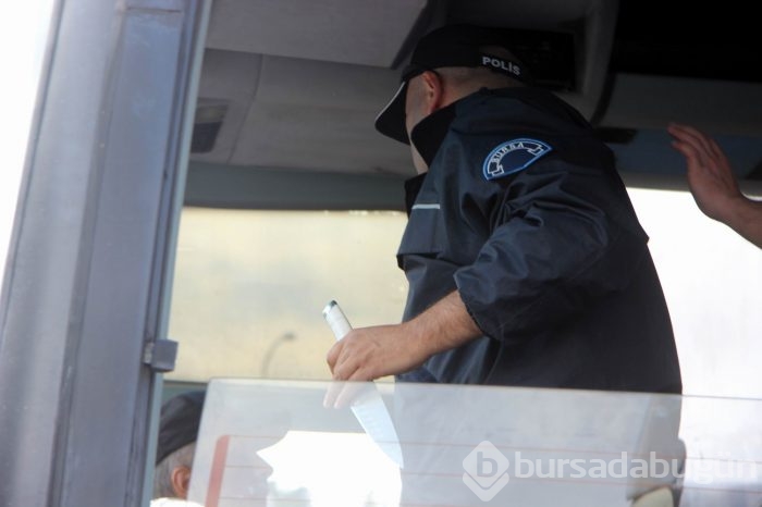 Beşiktaş taraftarı Bursa girişinde aranıyor
