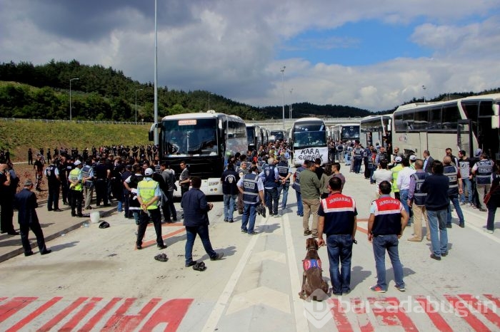 Beşiktaş taraftarı Bursa girişinde aranıyor
