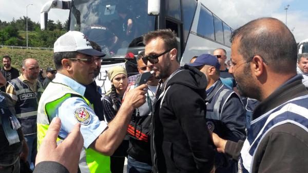 Beşiktaş taraftarı Bursa girişinde aranıyor
