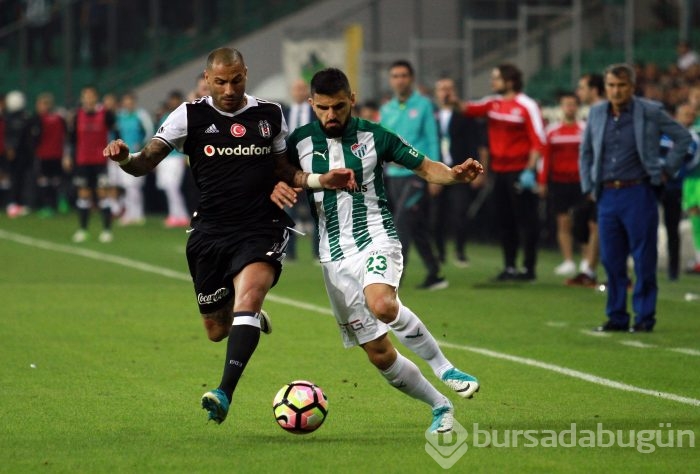 Bursaspor - Beşiktaş maçından kareler