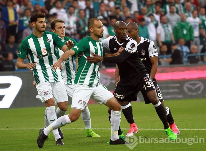 Bursaspor - Beşiktaş maçından kareler
