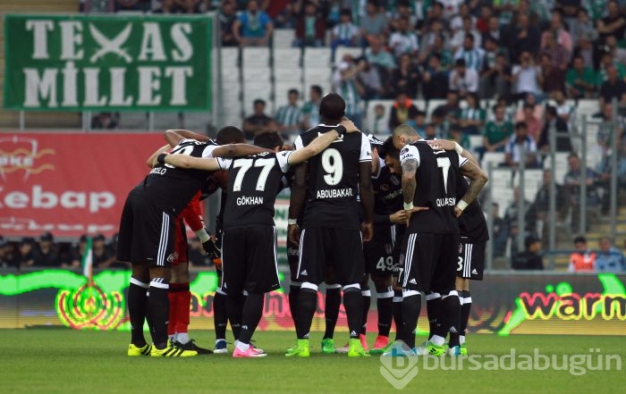 Bursaspor - Beşiktaş maçından kareler
