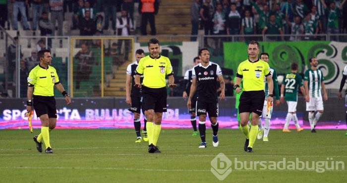 Bursaspor - Beşiktaş maçından kareler
