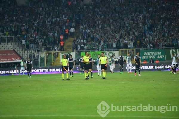 Bursaspor - Beşiktaş maçından kareler