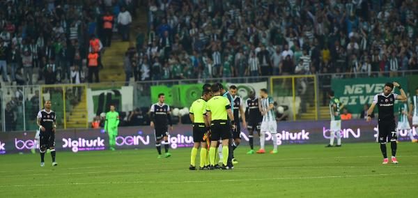 Bursaspor - Beşiktaş maçından kareler