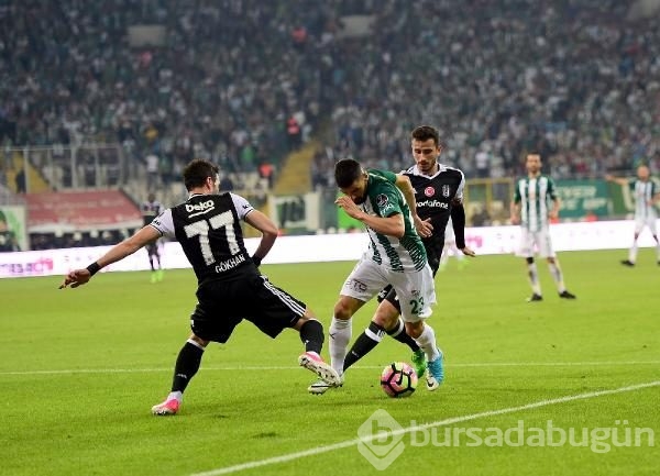 Bursaspor - Beşiktaş maçından kareler