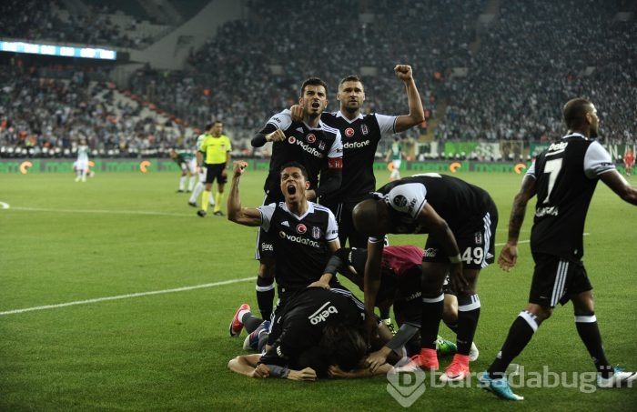 Bursaspor - Beşiktaş maçından kareler