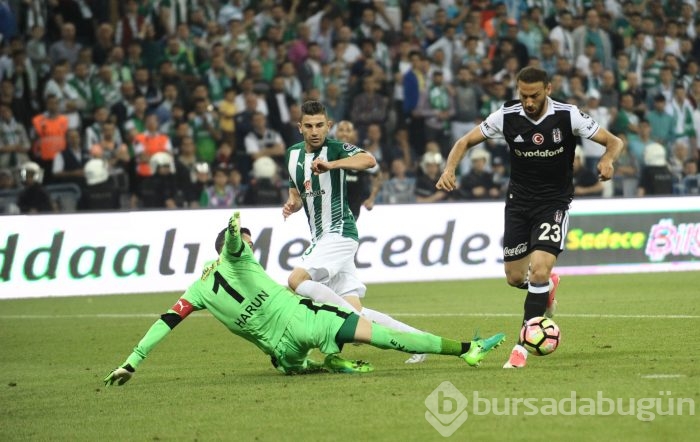Bursaspor - Beşiktaş maçından kareler