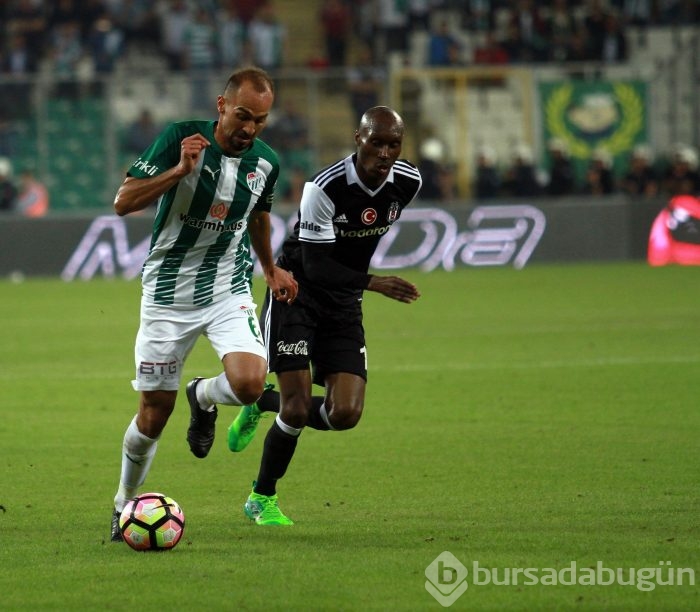 Bursaspor - Beşiktaş maçından kareler
