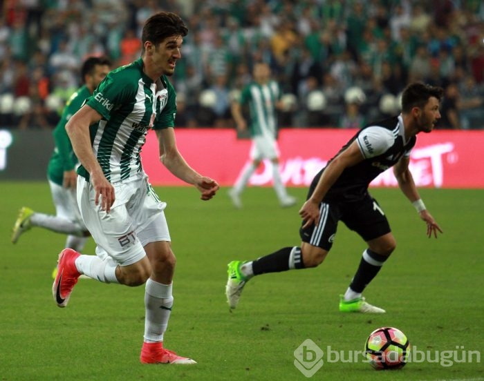 Bursaspor - Beşiktaş maçından kareler