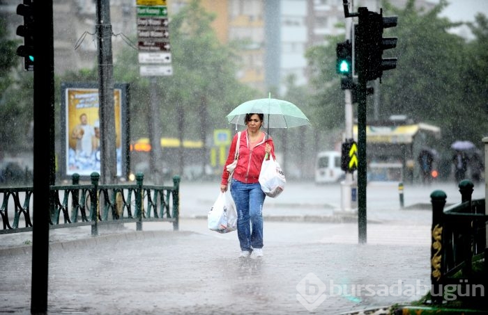 Bursa'yı sel aldı

