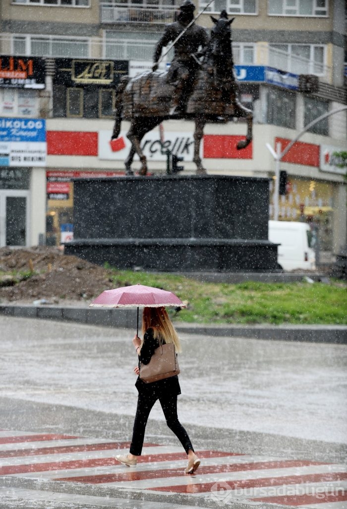 Bursa'yı sel aldı
