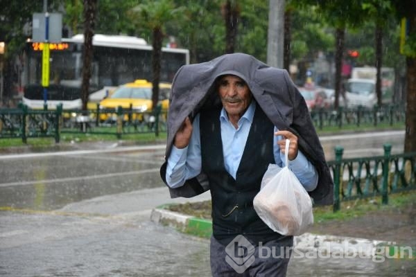 Bursa'yı sel aldı
