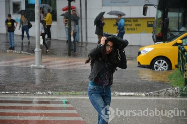 Bursa'yı sel aldı
