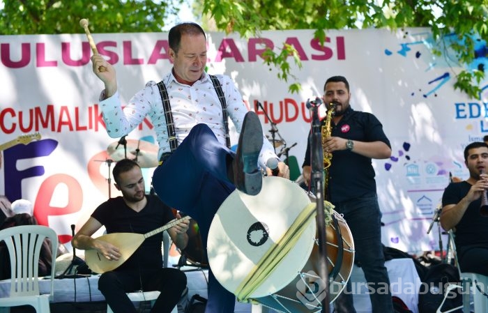 Bursa Cumalıkızık Ahududu Festivali'nde renkli görüntüler	