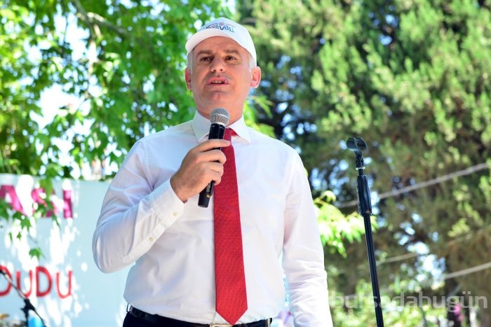 Bursa Cumalıkızık Ahududu Festivali'nde renkli görüntüler	