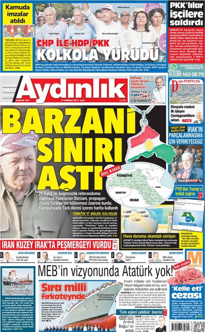 Günün gazete manşetleri 4 Temmuz 2017