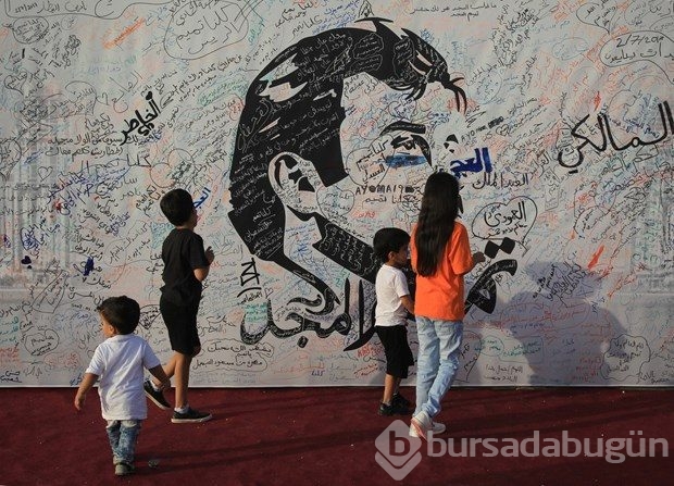Katar emirinin portresi direniş sembolü oldu
