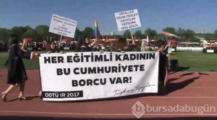 ODTÜ'de bu senenin dikkat çeken pankartları