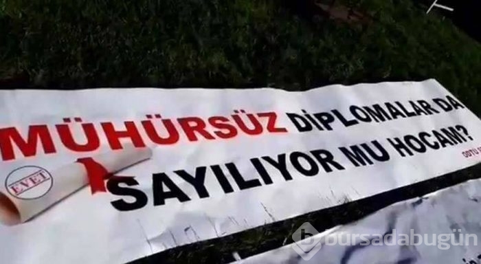 ODTÜ'de bu senenin dikkat çeken pankartları