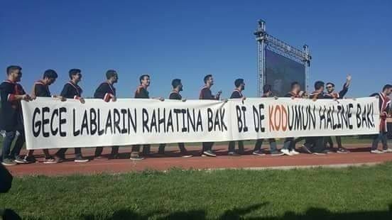 ODTÜ'de bu senenin dikkat çeken pankartları