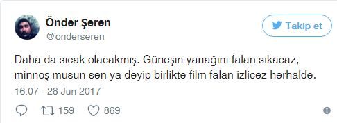 Sıcaklara isyan eden tweetler güldürüyor