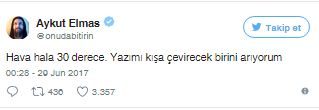 Sıcaklara isyan eden tweetler güldürüyor