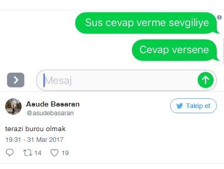 Terazi burçları hakkında mizah dolu tweetler