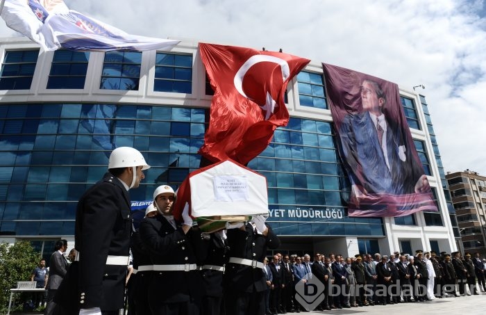 Bursa'da şehit polis memleketine uğurlandı