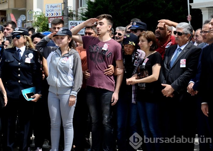 Bursa'da şehit polis memleketine uğurlandı