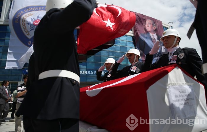 Bursa'da şehit polis memleketine uğurlandı