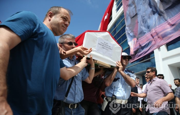 Bursa'da şehit polis memleketine uğurlandı