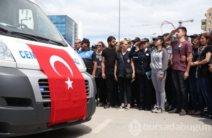 Bursa'da şehit polis memleketine uğurlandı