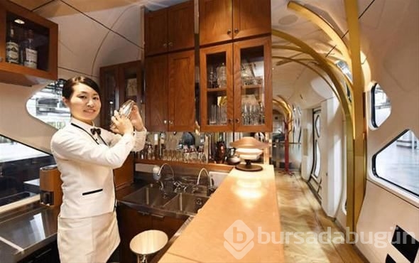 Japonların parmak ısırtan lüks treni!