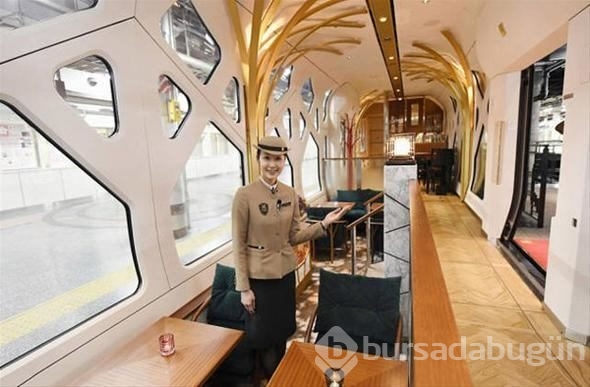 Japonların parmak ısırtan lüks treni!